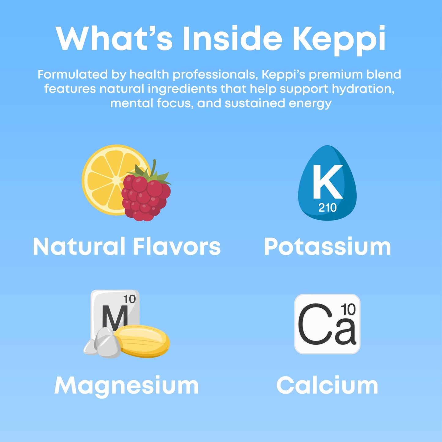 Keppi Electrolytes Powder Packets Assorted Flavors – Sugar Free Hydration Drink Mix with Potassium, Magnesium, Sodium – 30 Hydration Packets – Keto, Vegan, Fasting-Friendly, Zero Calorie - Nirvana Guru