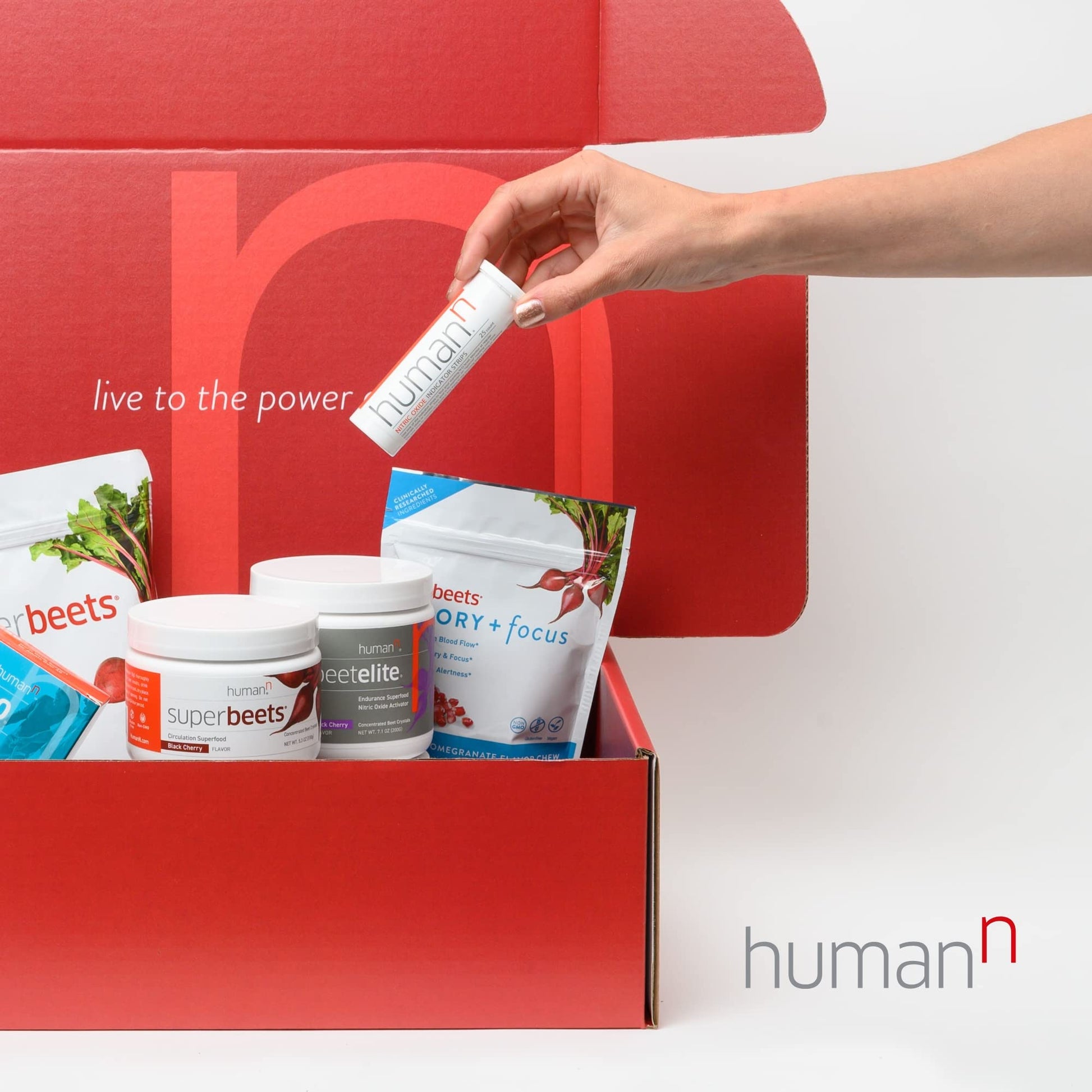 HumanN SuperBeets Sport Endurance Pre Workout Powder – NSF Certified – Nitric Oxide Supplement – Caffeine, Creatine & Stimulant Free Energy – Wild Cherry Flavor, 20 Servings - Nirvana Guru