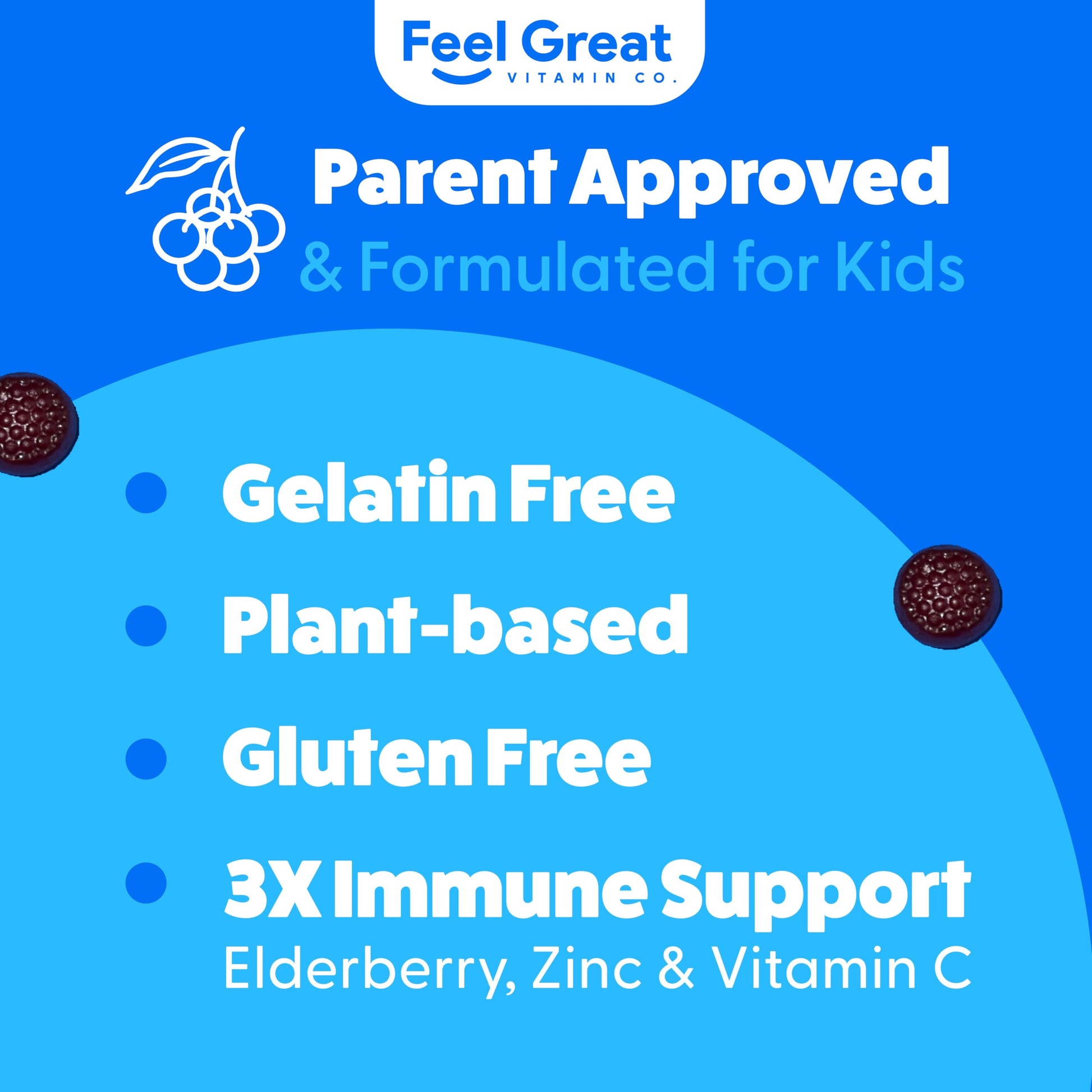 Feel Great Vitamin Co. Complete DHA Gummies for Kids | with Omega 3 6 9 + DHA, Vitamin C | Supports Healthy Brain Function, Vision & Heart Health | Gluten Free, Vegetarian | 60 Gummies Nirvana Guru