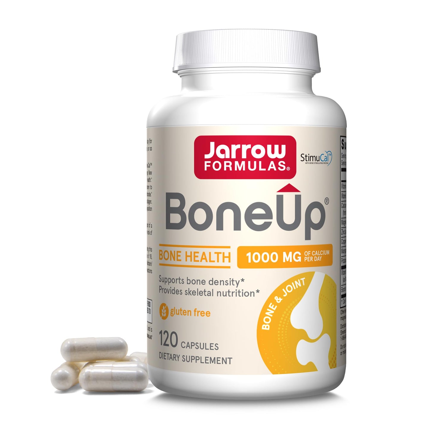 Jarrow Formulas BoneUp for Bone Density - Vitamin D3 and K2, Calcium Support, 360 Capsules, Promotes Skeletal Nutrition, Up to 60 Days Supply - Nirvana Guru
