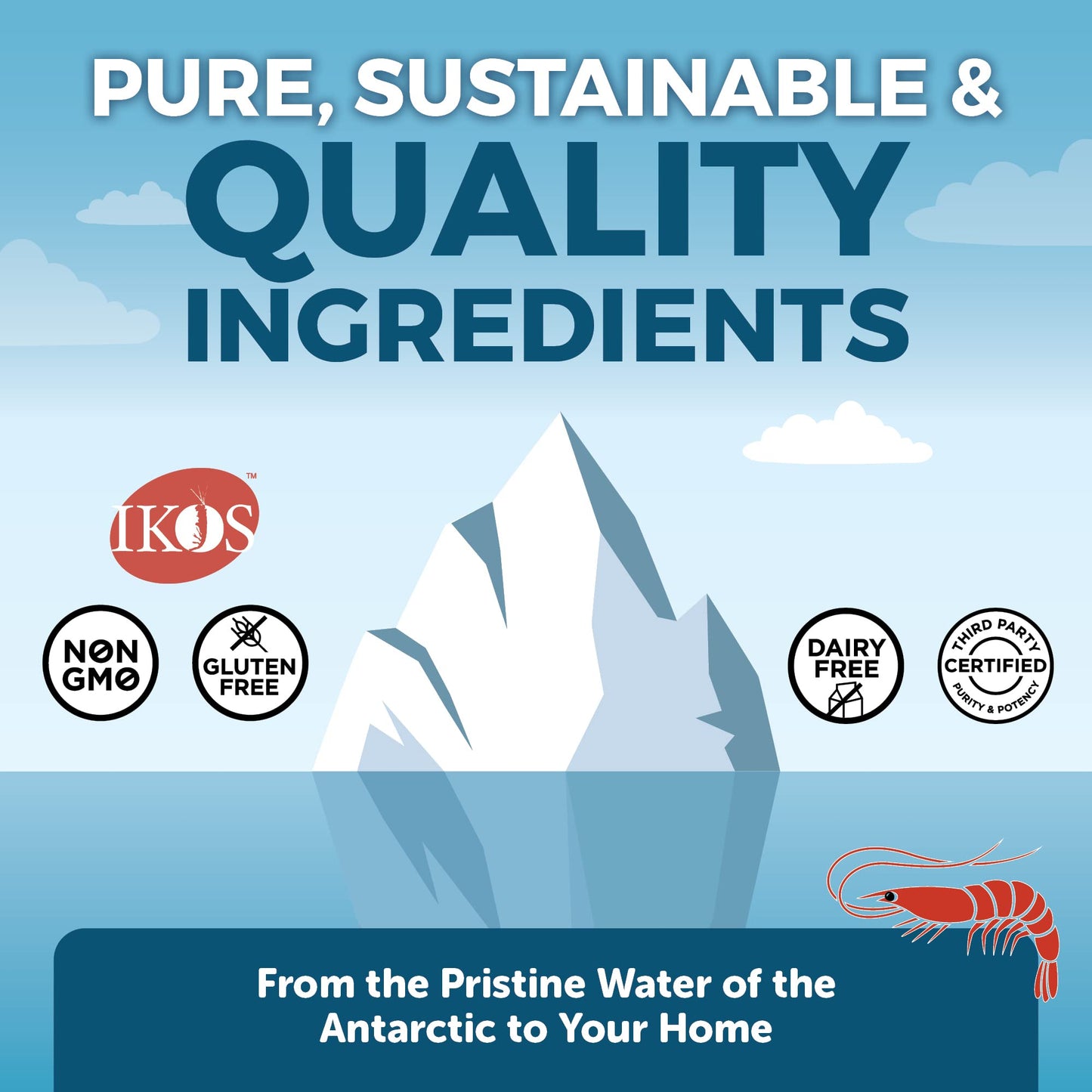 Viva Naturals Antarctic Krill Oil Omega 3 Supplements 1250 mg - DHA EPA Omega-3 & Astaxanthin Concentration for Joint Health, No Fish Burp - 60 Omega 3 Krill Oil Capsules - Nirvana Guru