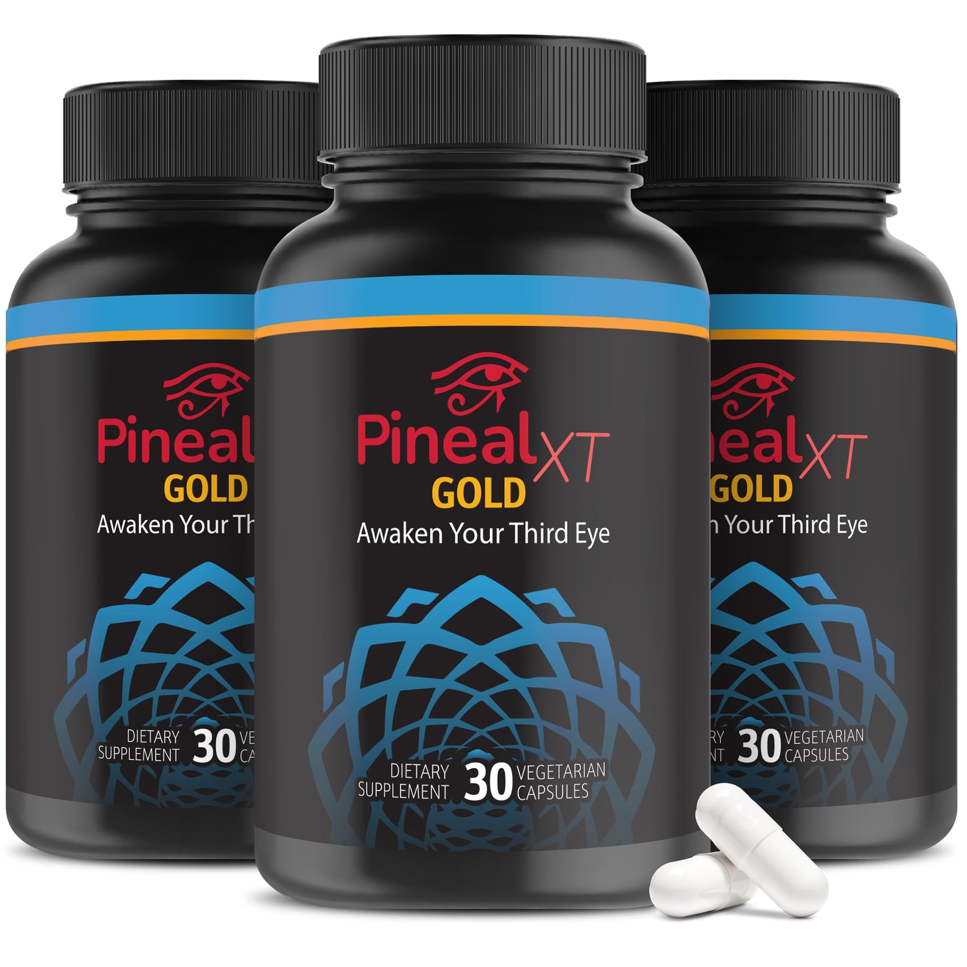 Pineal XT Gold - Pineal Gland Supplement - Third Eye Awakening - Focus and Memory Supplement for Brain - 7 Powerful Ingredients Decalcify, Detox, and Activate Your Pineal Gland Nirvana Guru