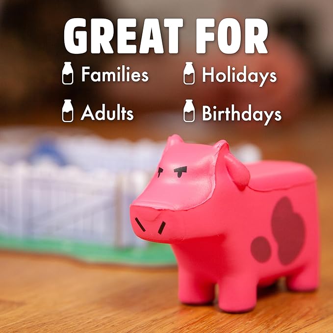 Herd Mentality: Udderly Funny Family Board Game | Easy & Fun for Big Groups of 4-20 Players | Includes 20 Extra Exclusive Questions Nirvana Guru