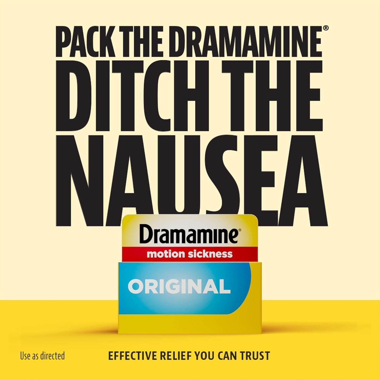 Dramamine Original, Motion Sickness Relief, 36 Count