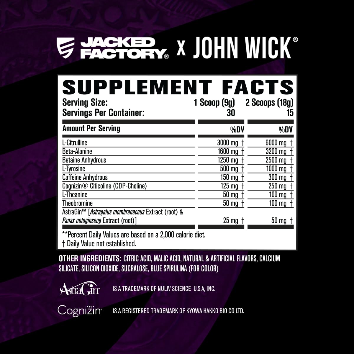 Jacked Factory NITROSURGE Pre Workout Supplement - Energy Booster, Instant Strength Gains, Clear Focus & Intense Pumps - NO Booster & Powerful Preworkout Energy Powder - 30 Servings, Blue Raspberry