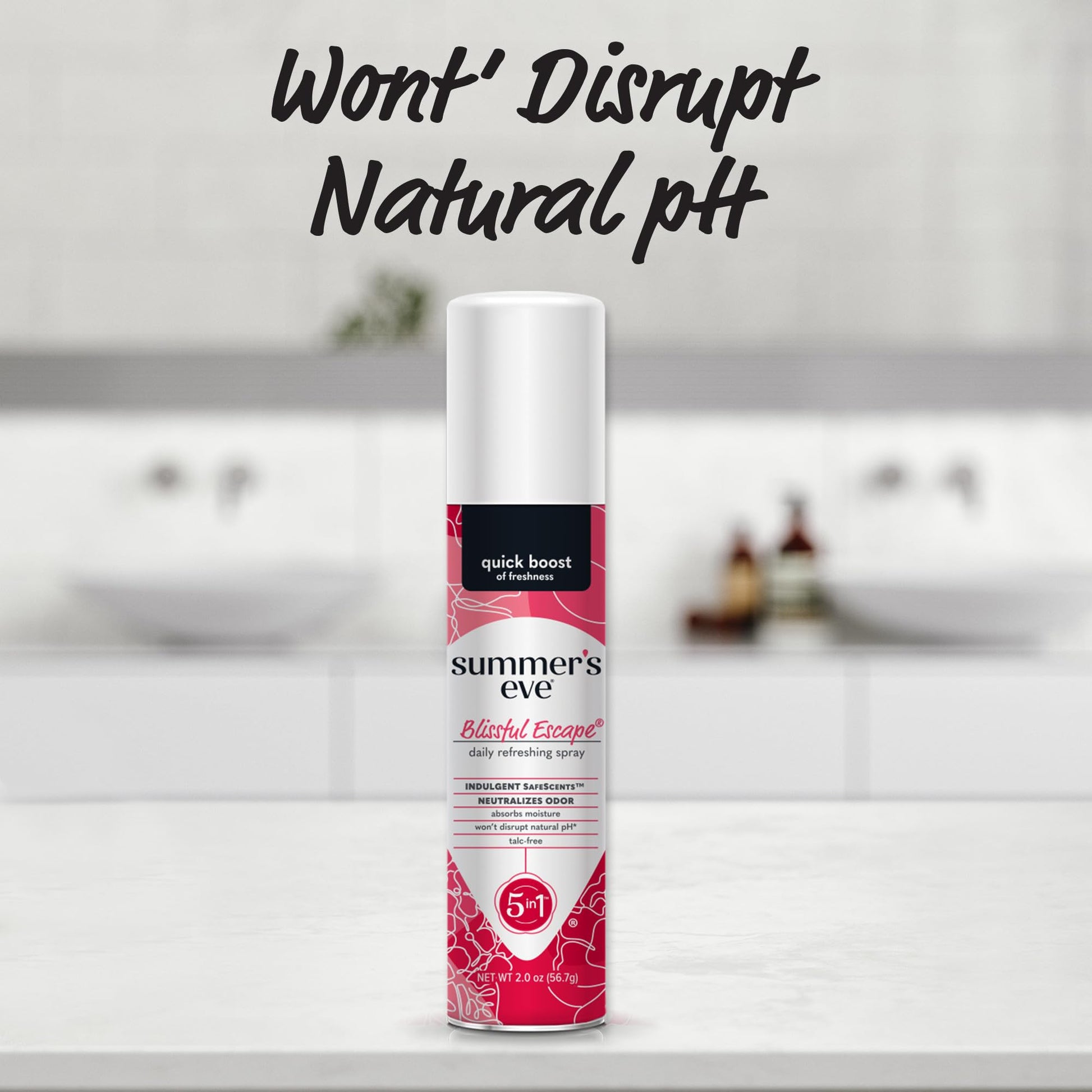 Summer's Eve Blissful Escape Daily Refreshing Feminine Spray, 2 oz Nirvana Guru