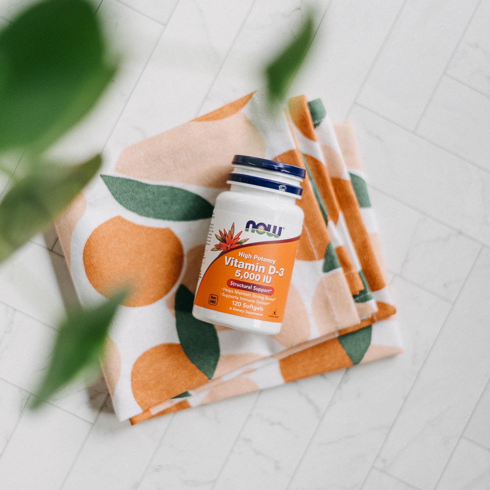 NOW Foods Supplements, Vitamin D-3 5,000 IU, High Potency, Structural Support*, 240 Softgels - Nirvana Guru