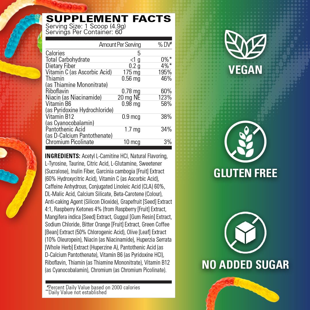 EHP Labs OxyShred Pre Workout Powder - Preworkout Powder with L Glutamine & Acetyl L Carnitine, Energy Boost Drink - Mango, 60 Servings Nirvana Guru