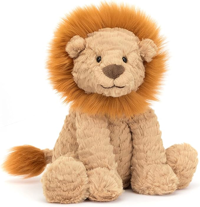 Jellycat Fuddlewuddle Lion Stuffed Animal, Medium 9 inches - Big Cat Plush Toy - Classic Children's Gift nirvanaguru
