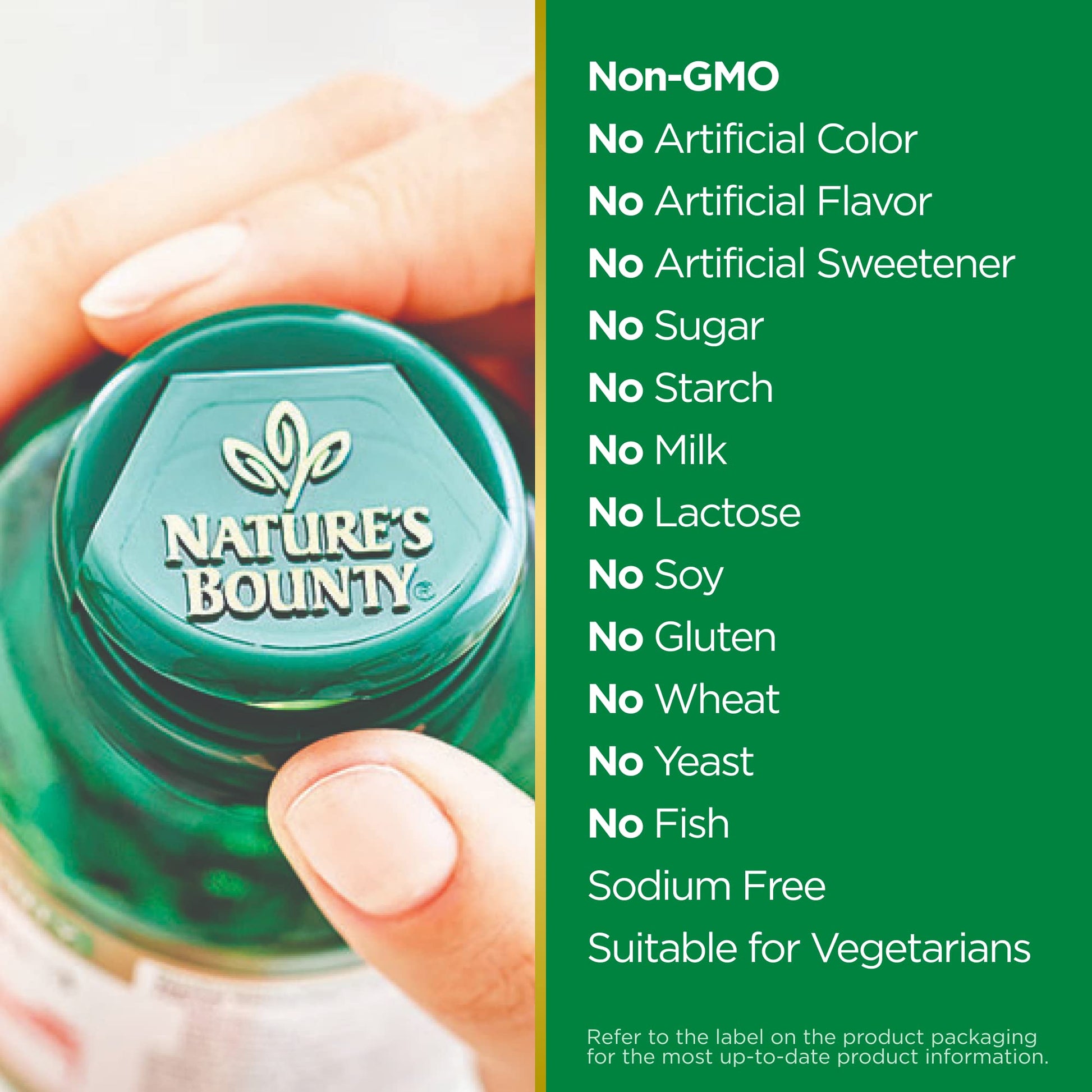 Nature's Bounty Chromium Picolinate, Supports Fat, Protein & Sugar Metabolism, Mineral Supplement, 800 mcg, 50 Tablets Nirvana Guru