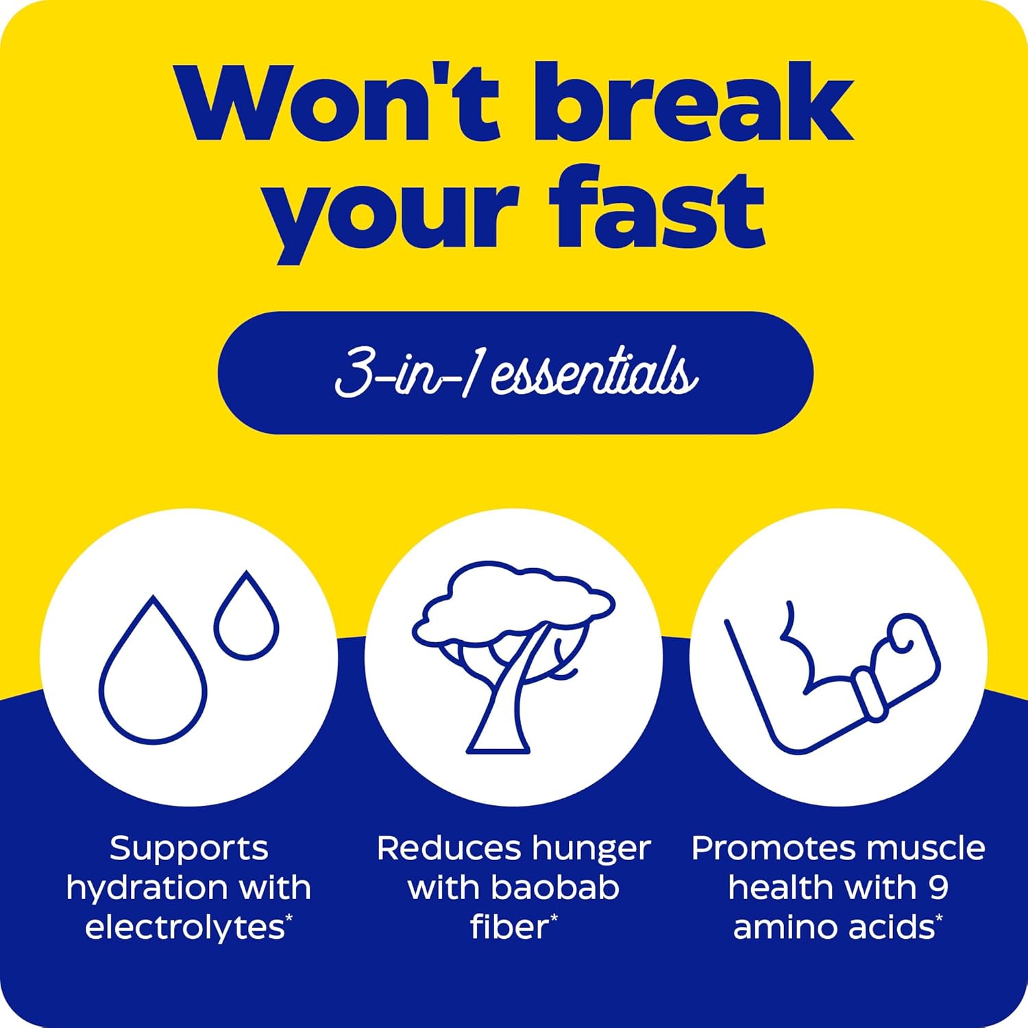 Enzymedica, Fasting Today, Intermittent Fasting Drink Mix with Electrolyte Powder Supplement for Hydration, Appetite and Muscle Health, Keto Friendly, Tropical Pineapple Flavor, 24 Servings - Nirvana Guru