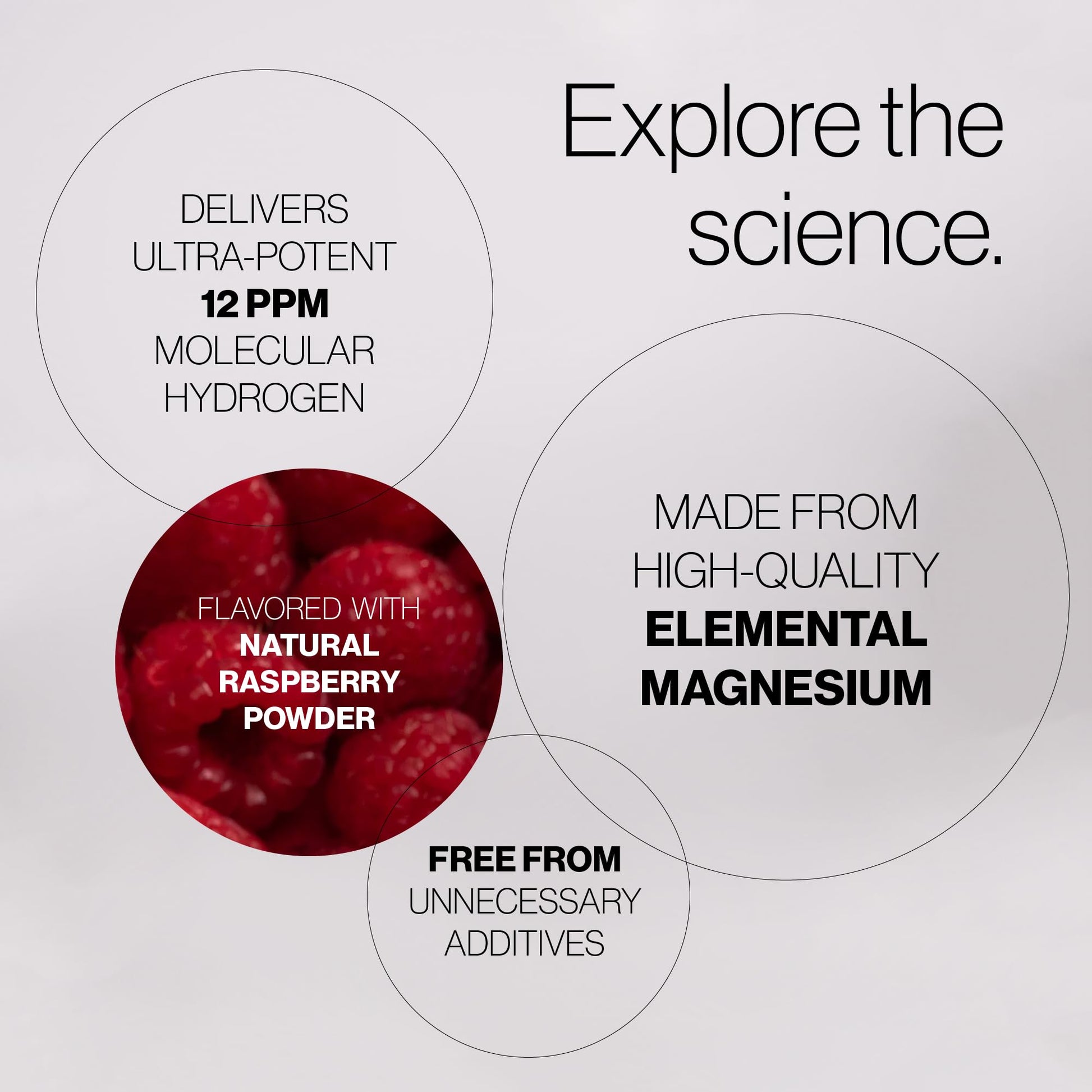 Molecular H2TAB Hydrogen Tablets with Magnesium -12 PPM Hydrogen Tablets for Drinking Water -Rich in Antioxidants, Supports Cellular Health, Recovery & Cognitive Function |30 Count Raspberry Nirvana Guru