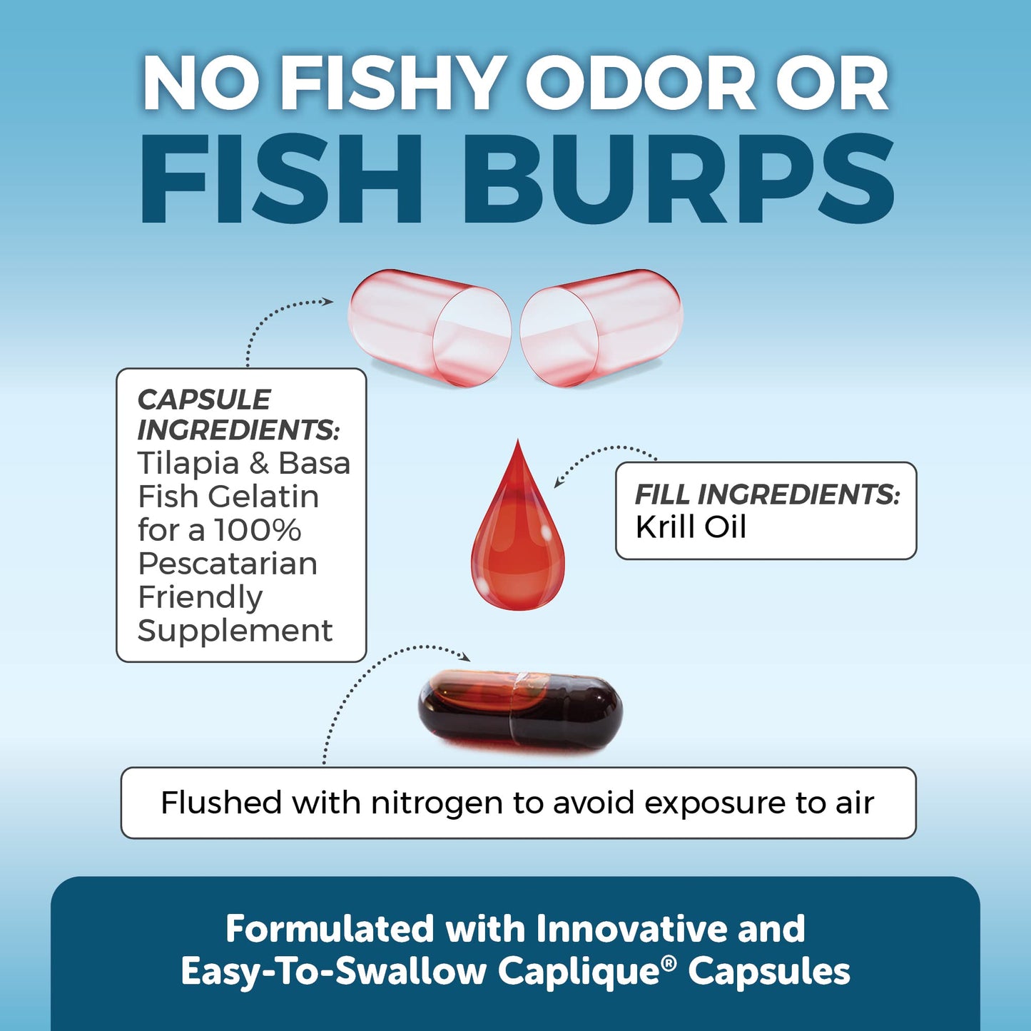 Viva Naturals Antarctic Krill Oil Omega 3 Supplements 1250 mg - DHA EPA Omega-3 & Astaxanthin Concentration for Joint Health, No Fish Burp - 60 Omega 3 Krill Oil Capsules - Nirvana Guru