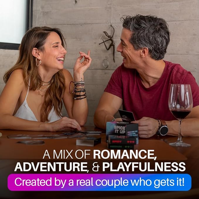 Why Don't We - Spice IT UP - Super Fun Couples Games for Date Nights: 150 Cards with Conversations, Spicy Dares & More - Best Date Night Games for Couples - Romantic Adult Couple Game nirvanaguru