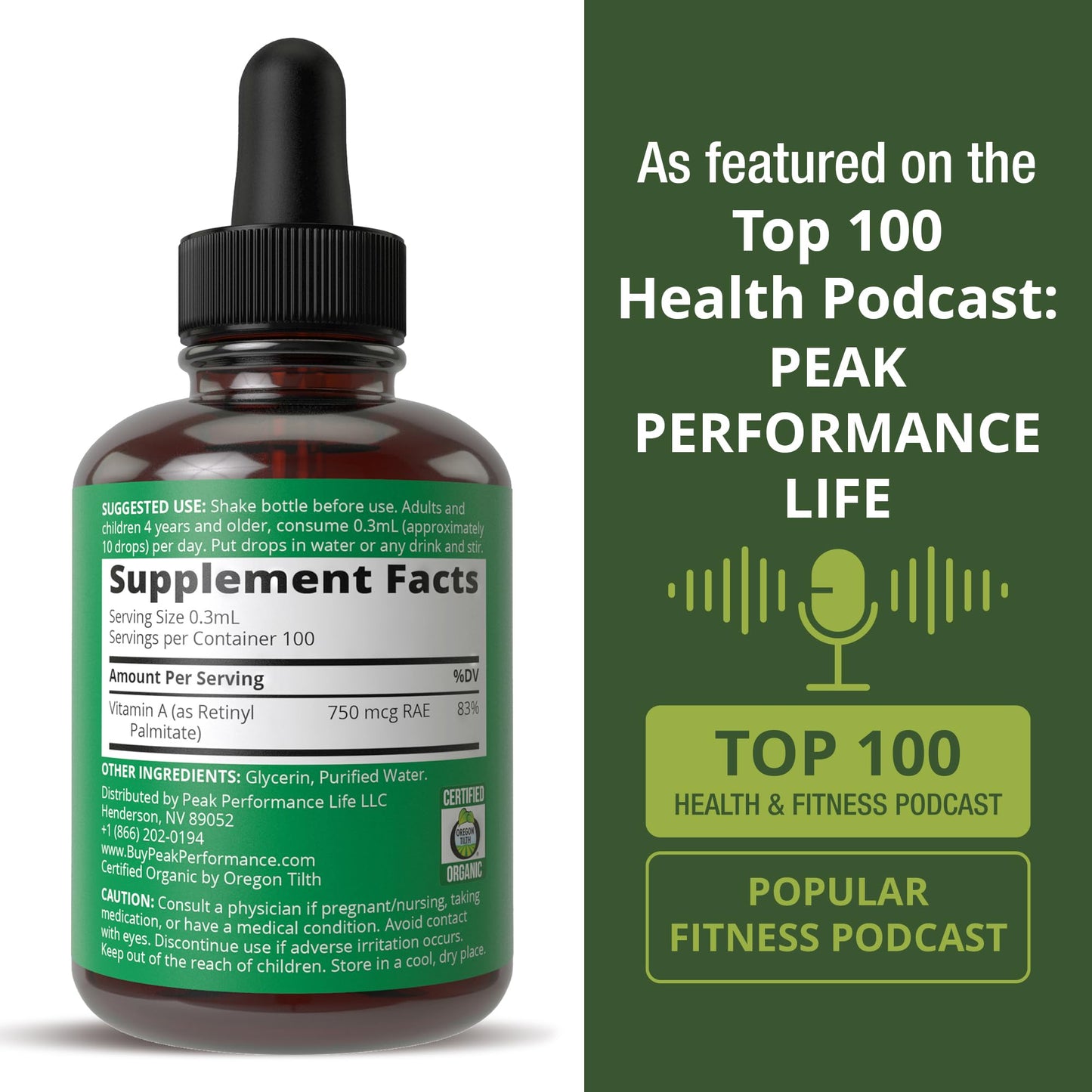 Certified Organic Vitamin A 5000 IU Supplement Capsules High Potency Vitamins. For Adults, Men, Women, Kids. Made with Organic Carrot Juice. Great for Immune, Skin, Eye Support. Non GMO, Vegan Pills Nirvana Guru