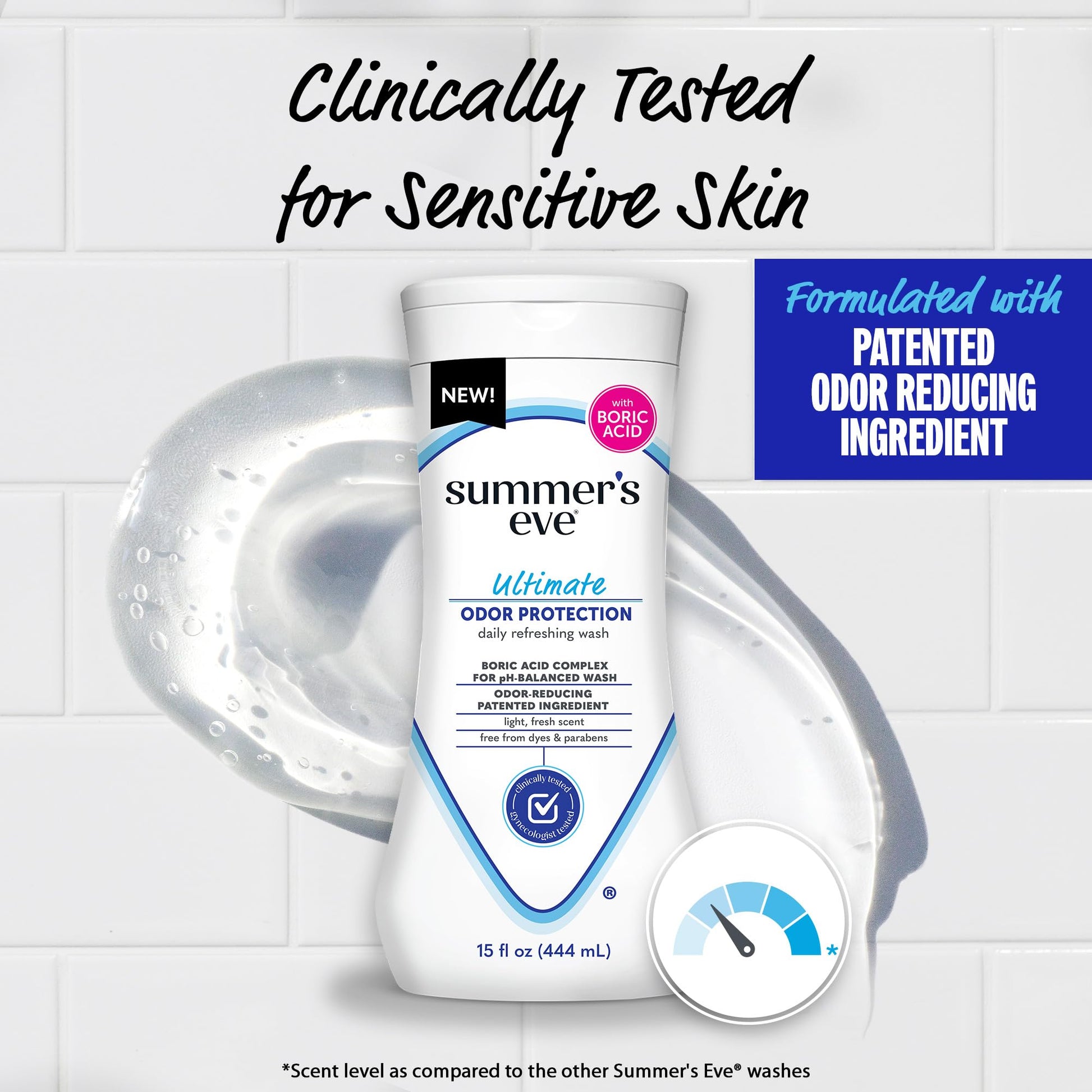 Summer's Eve, Ultimate Odor Control, Feminine Body Wash with Boric Acid, Removes Odor, Feminine Wash with pH Balance, 15 Fl Oz Nirvana Guru