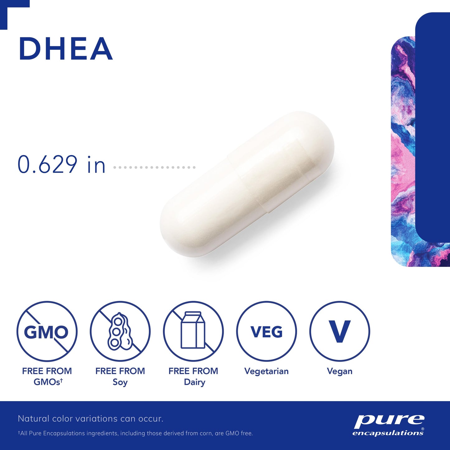 Pure Encapsulations DHEA 25 mg - Supplement for Immune Support, Hormone Balance, Metabolism Support, and Energy Levels* - with Micronized DHEA - 180 Capsules - Nirvana Guru