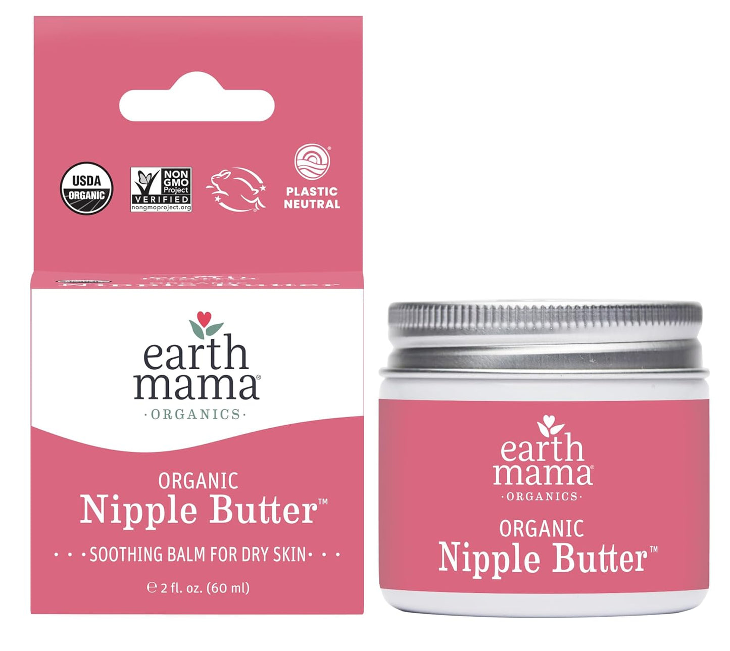 Earth Mama Nipple Butter™ & Diaper Balm | Nipple Cream & Organic Skincare for Baby | Breastfeeding & Postpartum Essentials Bundle Nirvana Guru