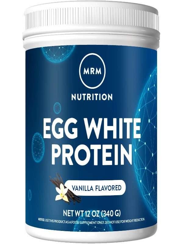 MRM Nutrition Egg White Protein | Vanilla Flavored | 23g Fat-Free Protein | with Digestive enzymes | Highest Biological Value | Clinically Tested | 20 Servings - Nirvana Guru