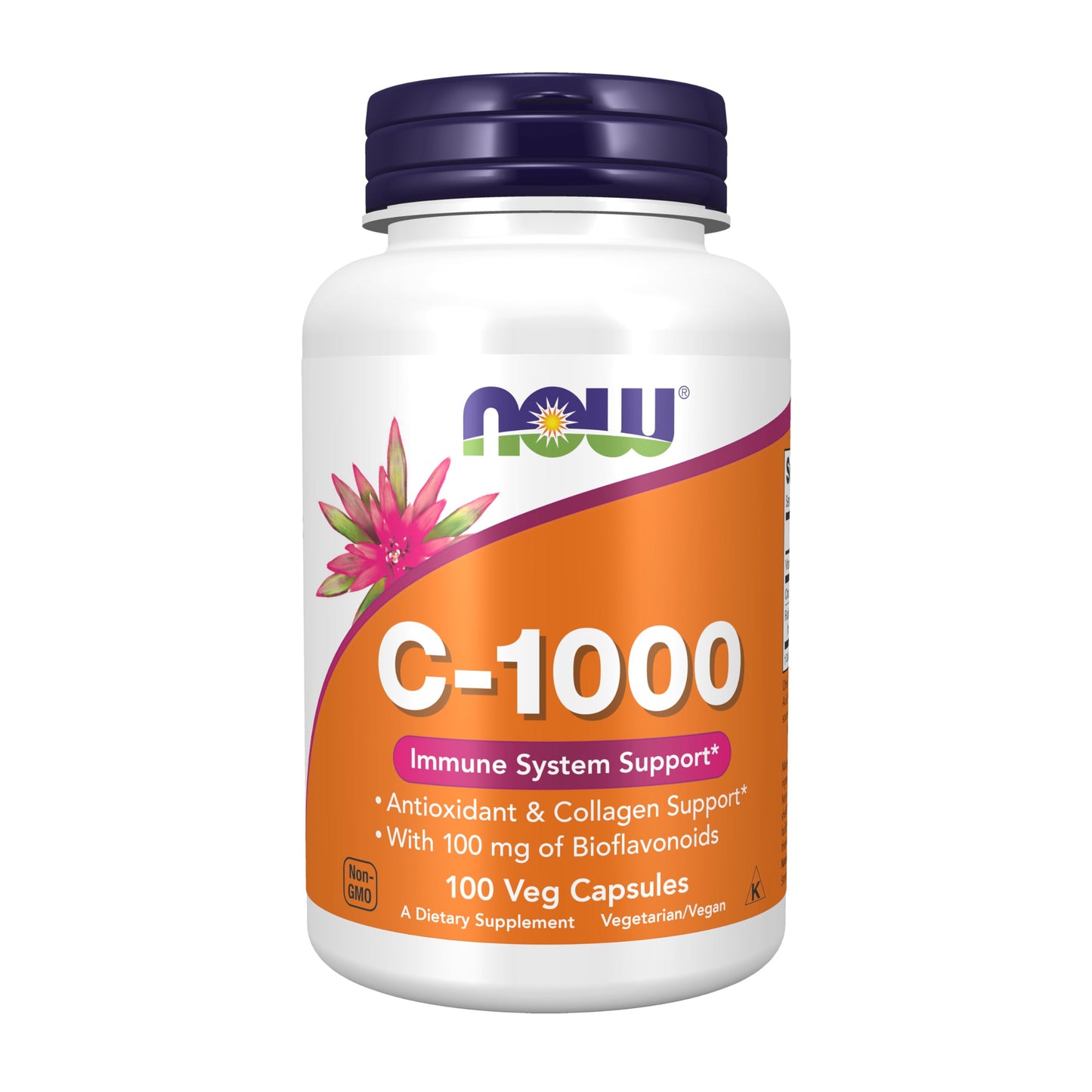 NOW Foods Supplements, Vitamin C-1,000 with 100 mg of Bioflavonoids, Antioxidant protection*, 100 Veg Capsules - Nirvana Guru