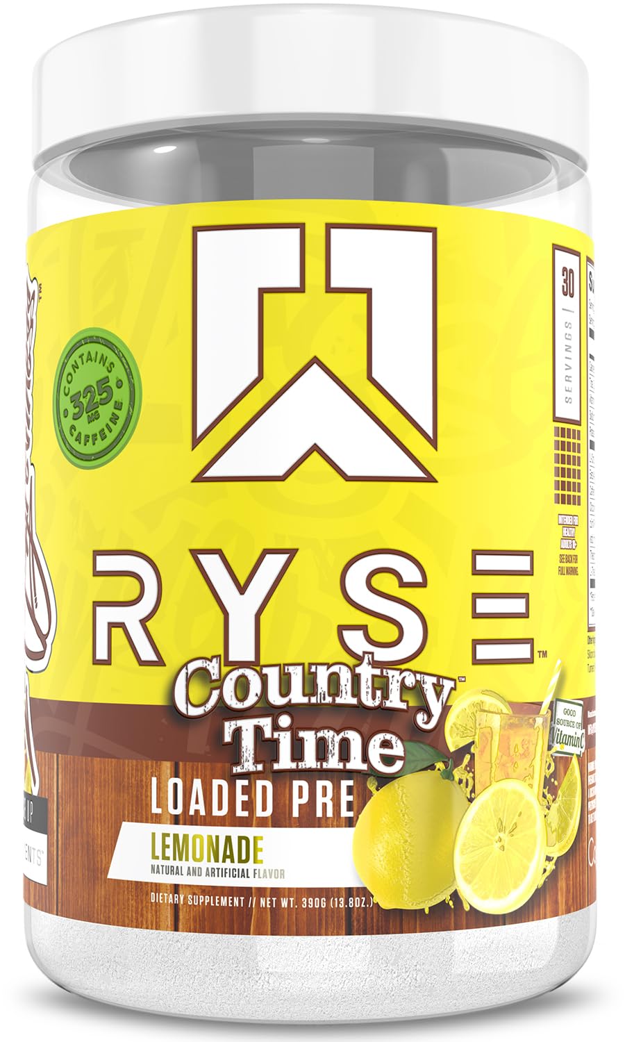 RYSE Loaded Pre Workout Powder - Ring Pop Cherry - Daily Pre-Workout for Men & Women with 325mg Caffeine, Beta Alanine, and Citrulline for Pump, Focus, and Energy - 30 Servings Nirvana Guru