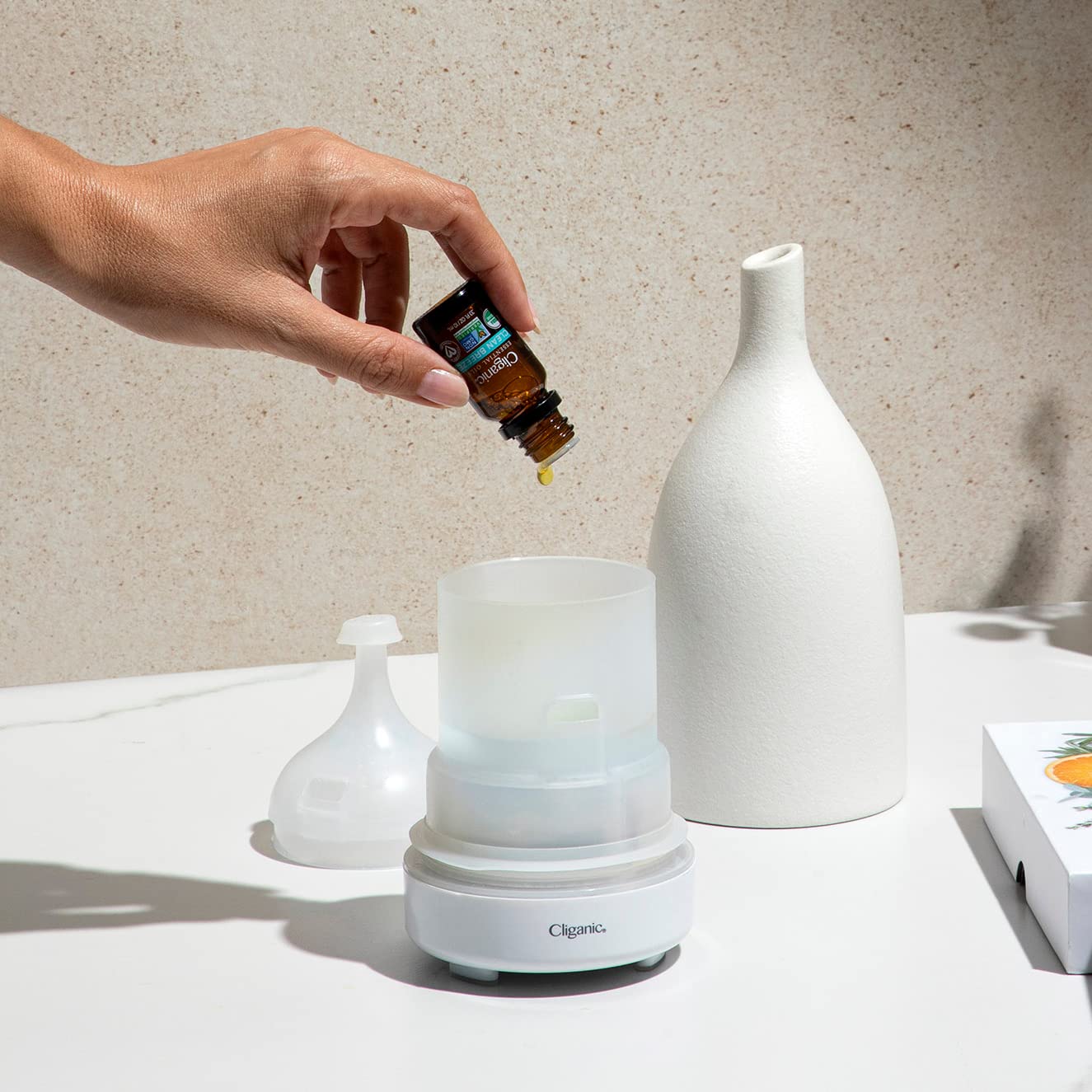 Cliganic Organic Lavender Essential Oil - 100% Pure Natural Undiluted, for Aromatherapy Diffuser | Non-GMO Verified (Packaging May Vary)