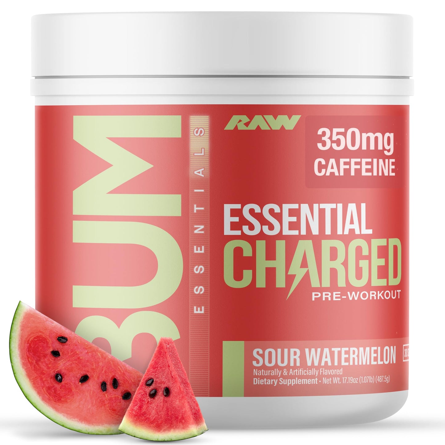 RAW Nutrition - Essential Pre - Chris Bumstead Pre Workout Formula, Sports Nutrition Pre-Workout Powders | Men & Womens Drink, Energy Powder for Working Out (Peach Mango)