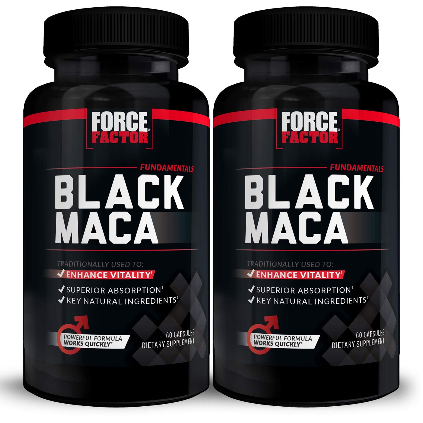Force Factor Maca Max, Maca Root Capsules to Maximize Vitality & Performance, Made with Black Maca, Red Maca, & Yellow Maca Powder, Maca Root Powder, 2000mg, 120 Capsules