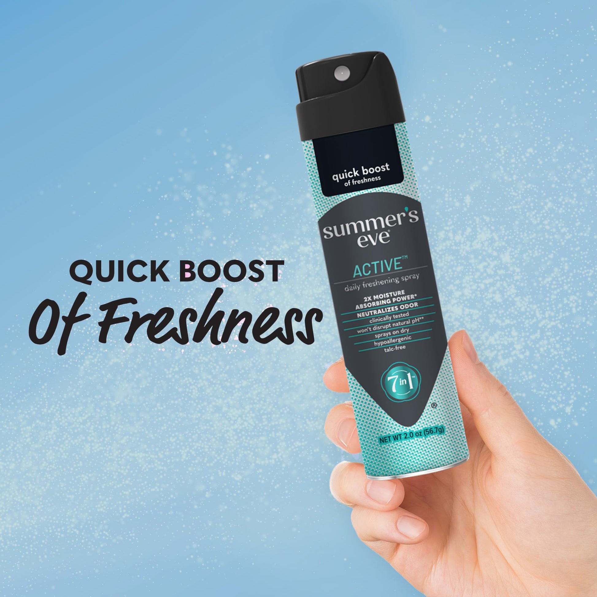 Summer's Eve Blissful Escape Daily Refreshing Feminine Spray, 2 oz Nirvana Guru