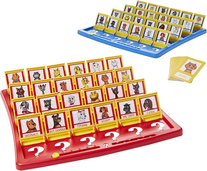 Hasbro Gaming Guess Who? Board Game, with People and Pets Cards, The Original Guessing Game for Kids, Ages 6 and Up (Amazon Exclusive) nirvanaguru