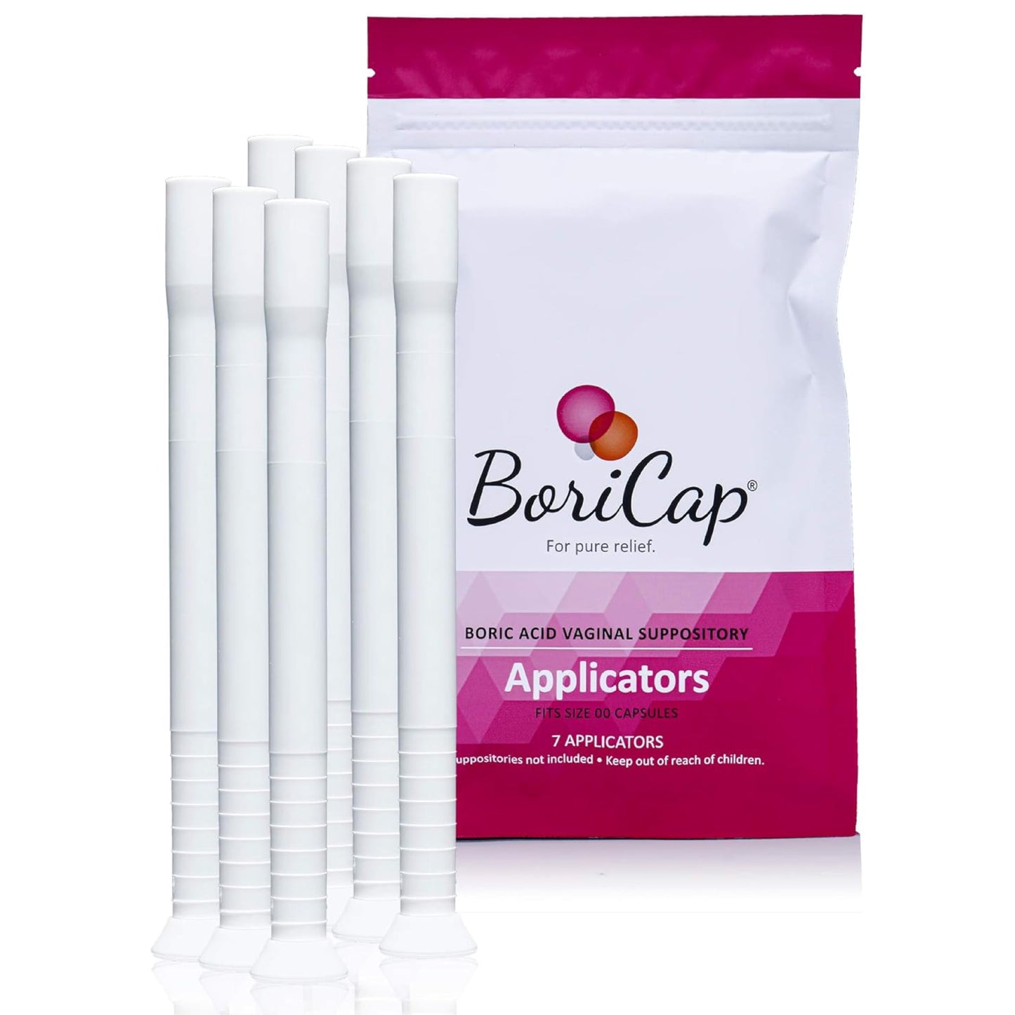 BoriCap - Boric Acid Suppositories for Women - 600 mg - Vaginal Health, Itch & Odor - Natural - Feminine Care - by Heale - Women Owned - Made in The USA - 90 Capsules