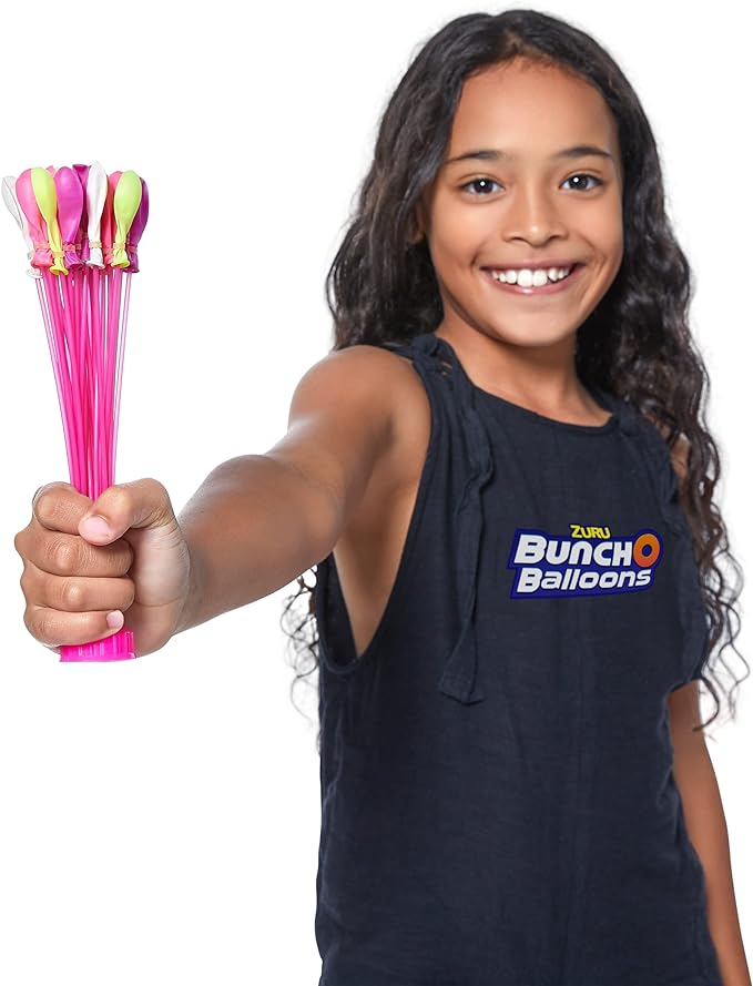ZURU BUNCH O BALLOONS - 350 Rapid-Fill Crazy Color Water Balloons (10 Pack) Nirvana Guru