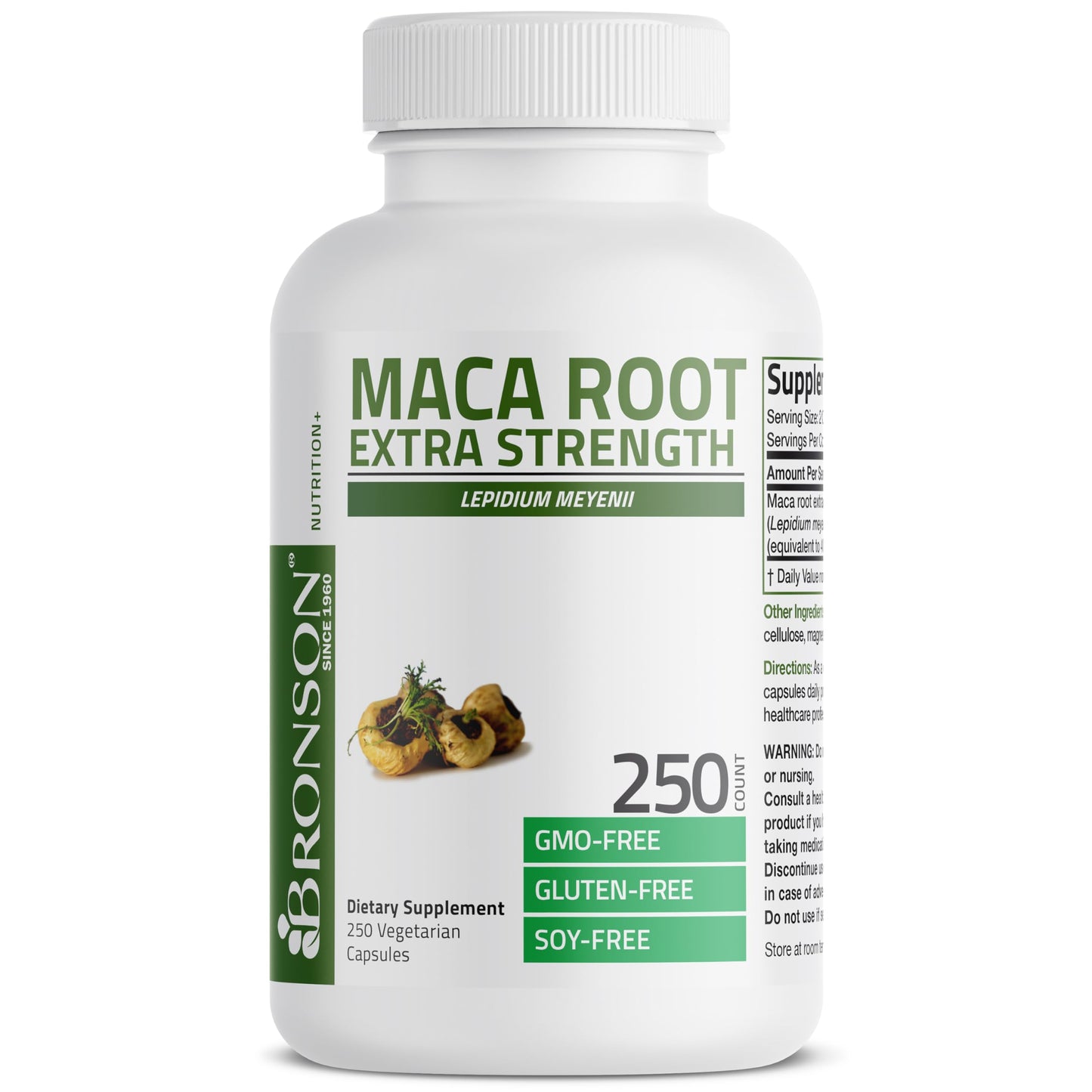 Bronson Maca Root Extra Lepidium Meyenii, Non-GMO, 120 Vegetarian Capsules