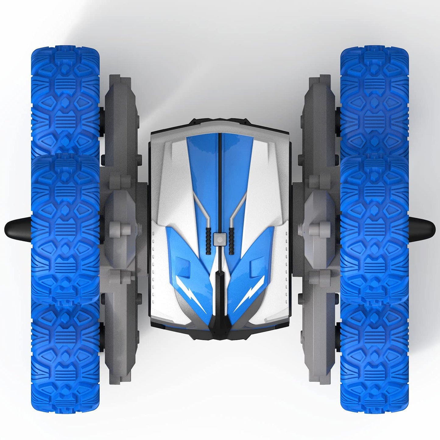Threeking RC Stunt Cars Remote Control Car Double-Sided Driving 360-degree Flips Rotating Car Toy, Green Nirvana Guru