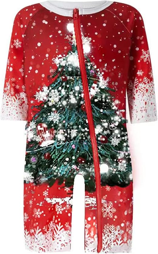 Matching Christmas Pajamas for Family Cute Printed Xmas Pajamas Set Holiday Family Sleepwear Sets for Womens Couples nirvanaguru