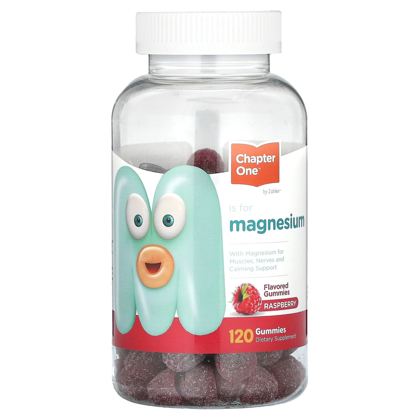 Chapter One Magnesium Gummies for Kids & Adults - Natural Calm Gummies - Calm Magnesium Citrate - Bone and Muscle Function Supplements for Kids & Adults - Mood Support, Kosher Apple Flavor (60) - Nirvana Guru