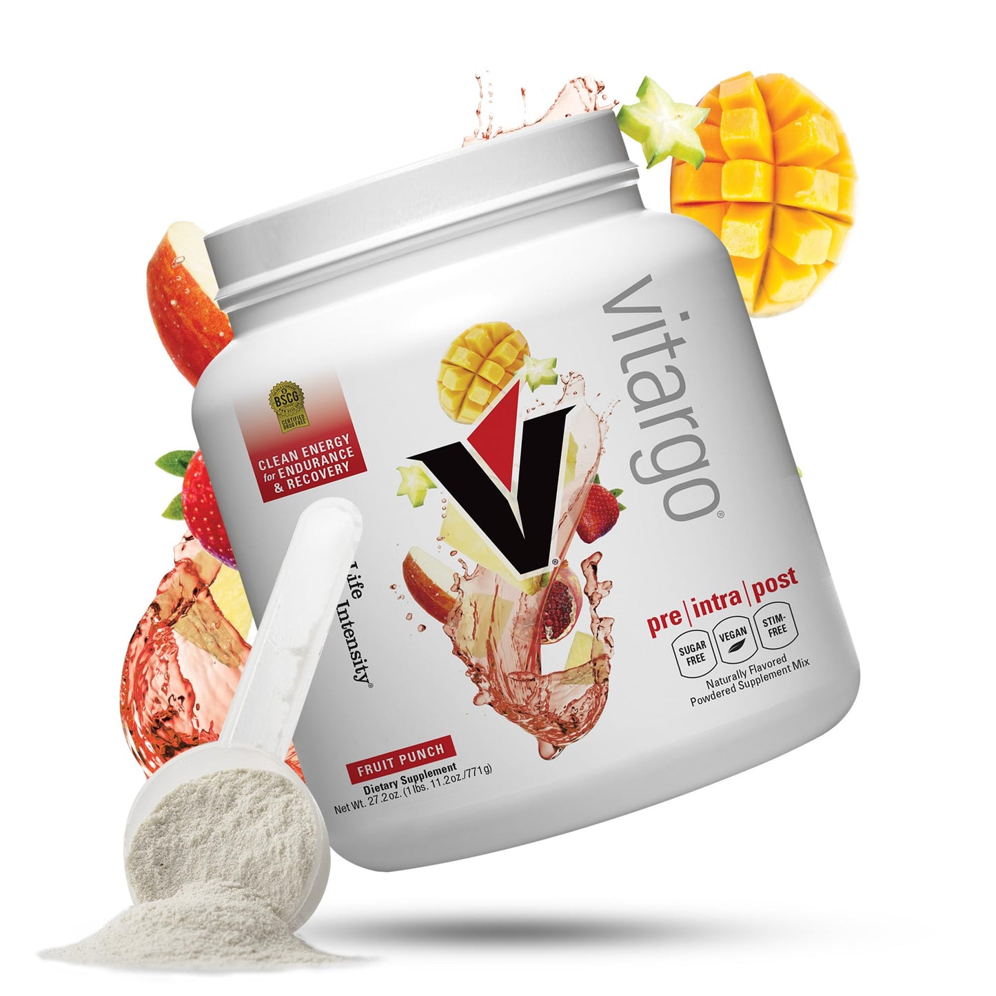 Vitargo Carbohydrate Powder, 2X Faster Absorbing, 4.4 LB Plain, Pre, Intra & Post, Sugar-Free Complex Carb Powder for Recovery, Endurance & Muscle Gain, Made in USA Nirvana Guru