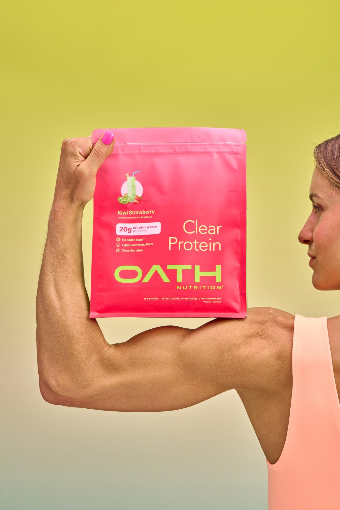 Clear Whey Isolate Protein Powder, Frosty Lemonade, 20g Complete Protein per Serving, No Added Sugar, Grass-Fed, 21 Servings Nirvana Guru