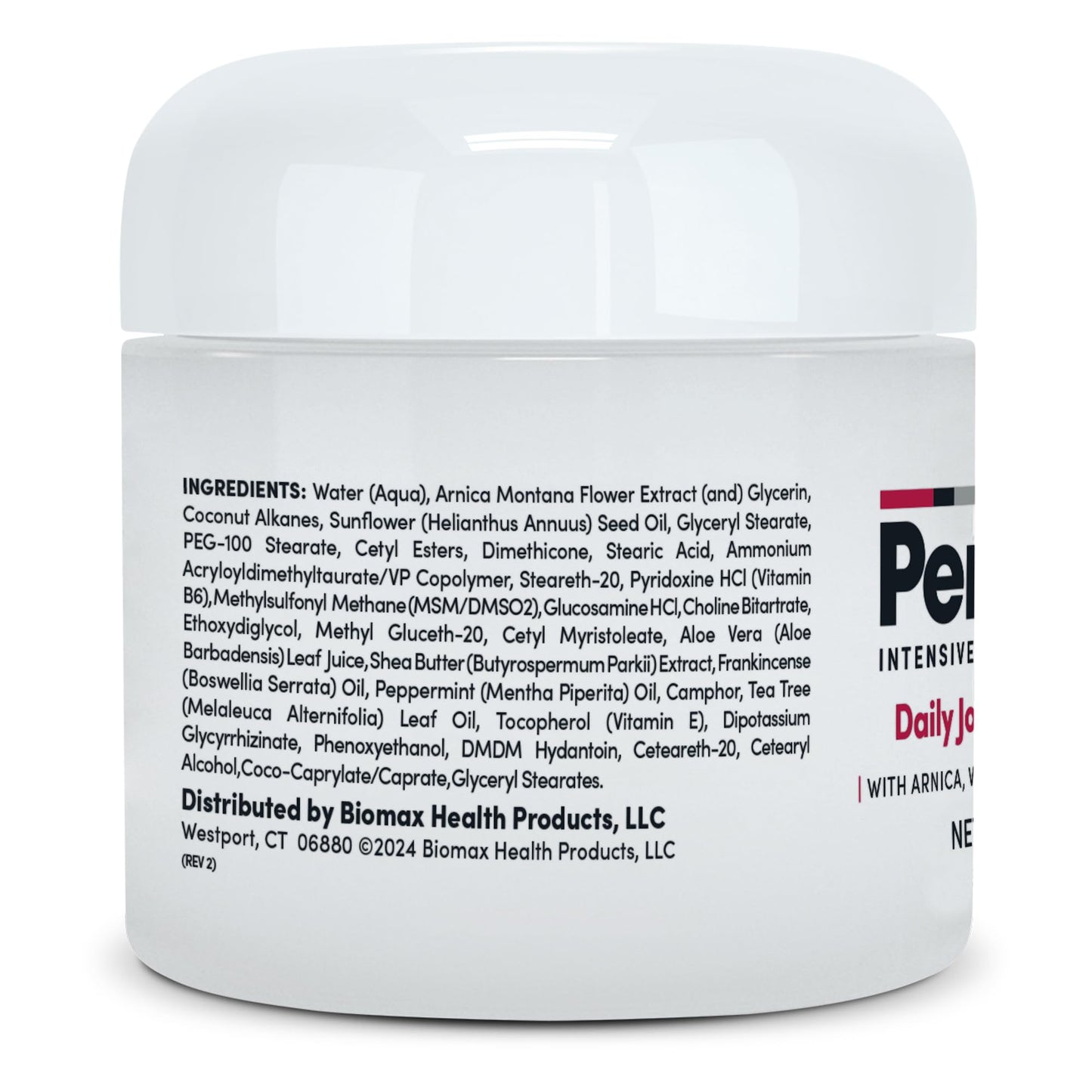 Penetrex Joint & Muscle Therapy - Soothing Muscle Rub for Back, Neck, Hands, Feet - Premium Whole Body Rub with Arnica, Vitamin B6 MSM & Boswellia - Non-Greasy 2oz Cream