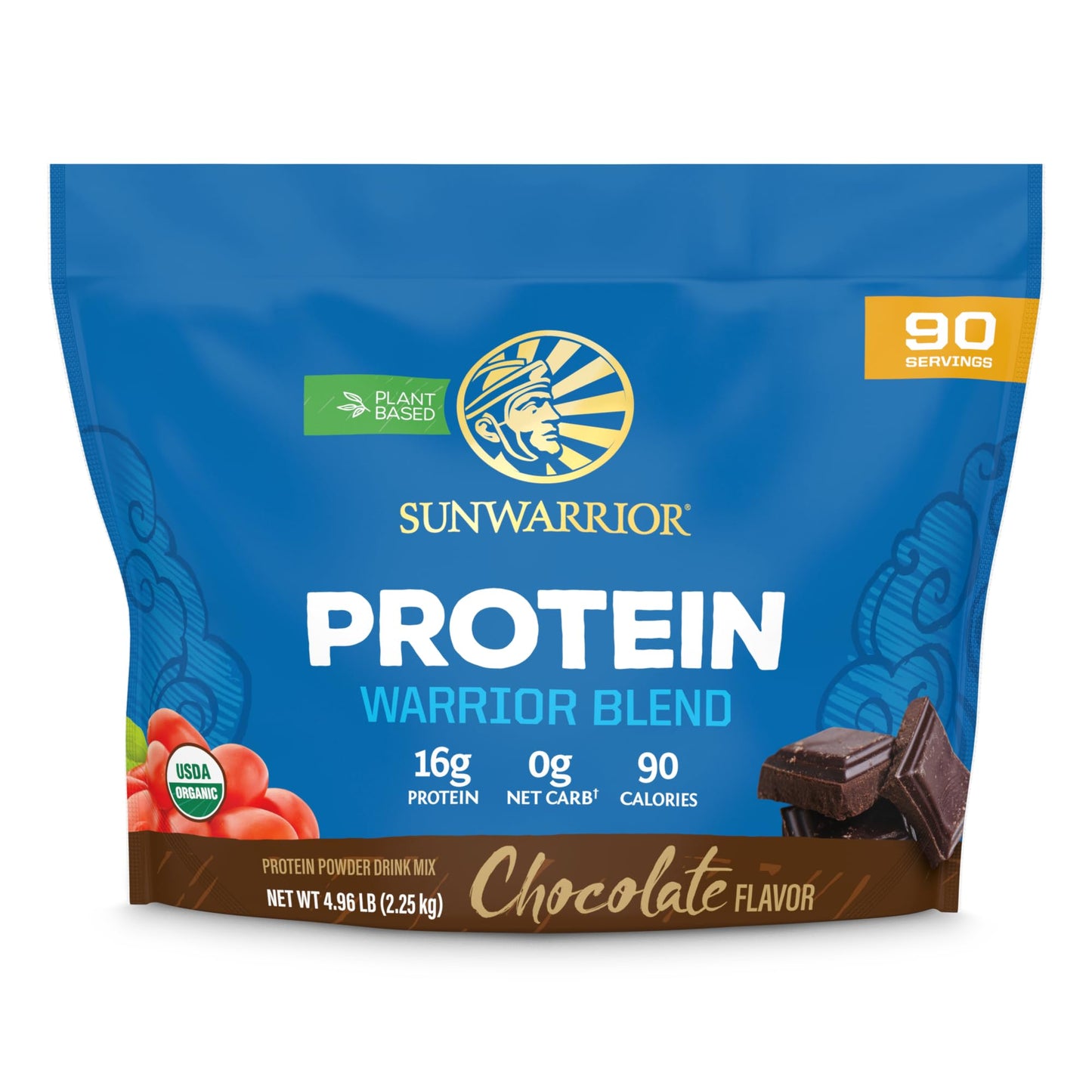 Organic Plant Based Protein Powder | Vegan Organic Protein Powder Vanilla Flavored with BCAA Amino Acids & Hemp Seed Pea Blend | Non-GMO Soy Dairy Filler & Gluten Free (Vanilla, 32 Servings) - Nirvana Guru