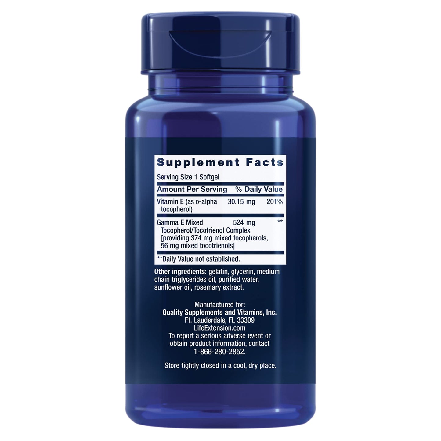Life Extension Gamma E Mixed Tocopherols & Tocotrienols – Complete Vitamin E Spectrum, Antioxidant Protection – Non-GMO, Gluten-Free – 60 Softgels Nirvana Guru
