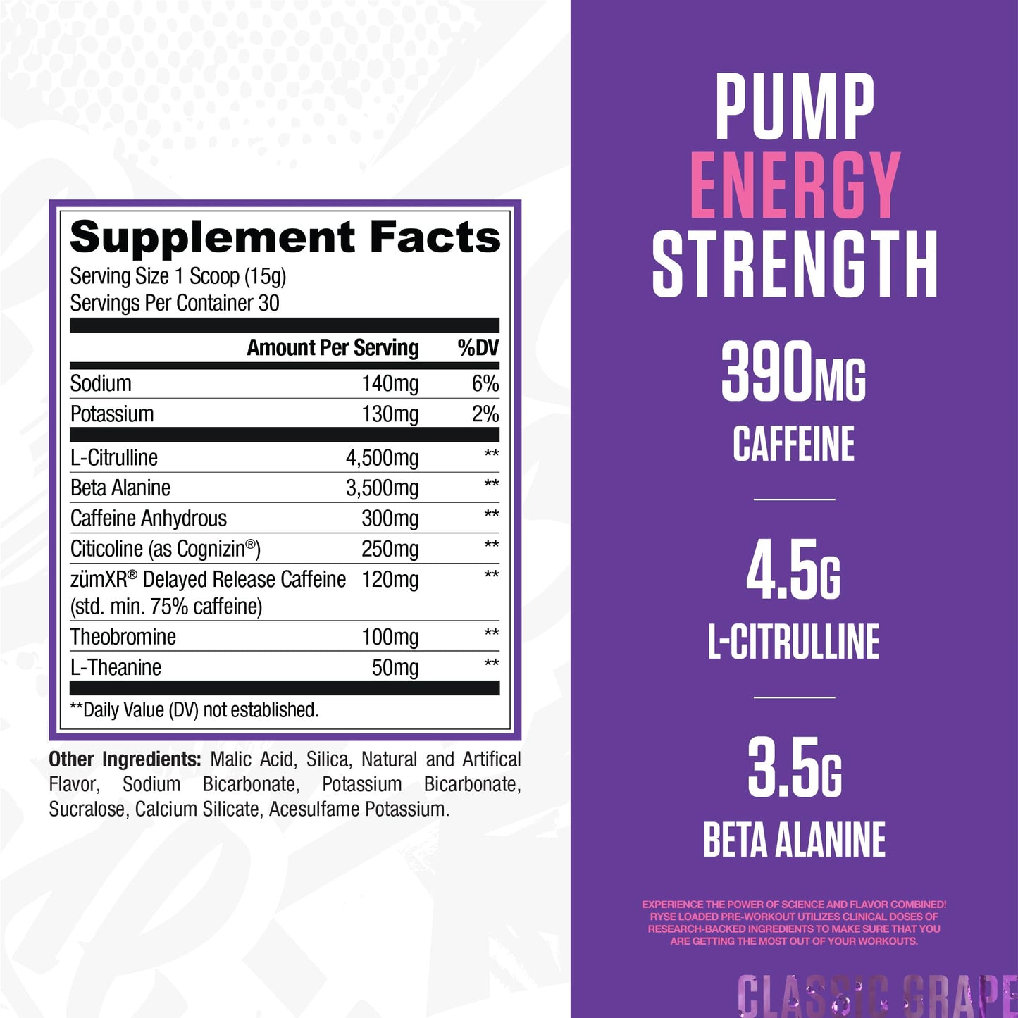 RYSE Loaded Pre Workout Powder - Ring Pop Cherry - Daily Pre-Workout for Men & Women with 325mg Caffeine, Beta Alanine, and Citrulline for Pump, Focus, and Energy - 30 Servings Nirvana Guru
