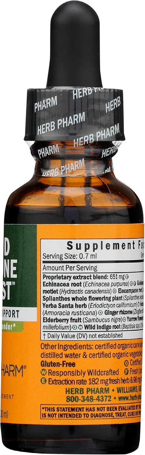 Herb Pharm Rapid Immune Boost Liquid Herbal Formula for Active Immune Support - 1 Ounce - Nirvana Guru