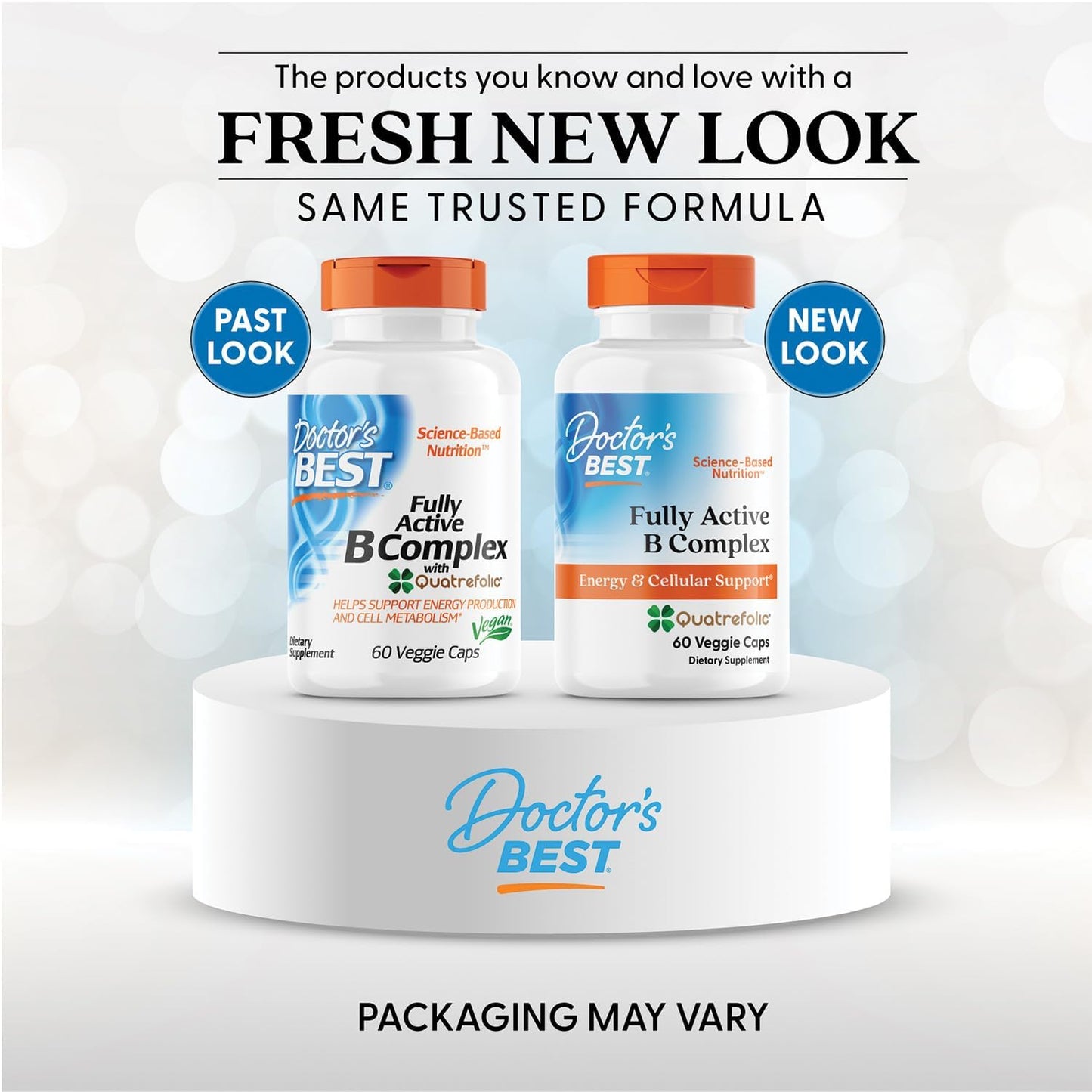Doctor's Best Fully Active B Complex, Energy & Cellular Support, Non-GMO, Gluten Free, Soy Free, Vegan 60 Veggie Caps - Nirvana Guru