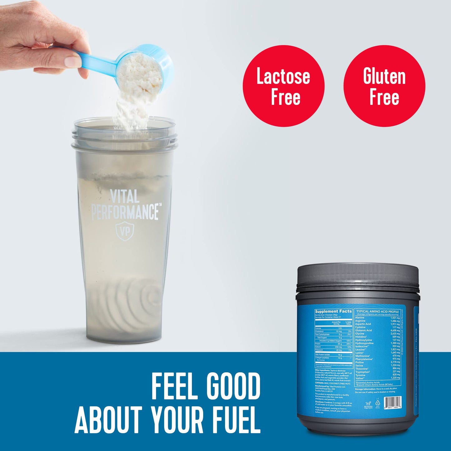 Vital Proteins Performance Powder, Collagen Peptides & Protein Isolate Powder, NSF Certified for Sport, Chocolate, 1.72lb - Nirvana Guru