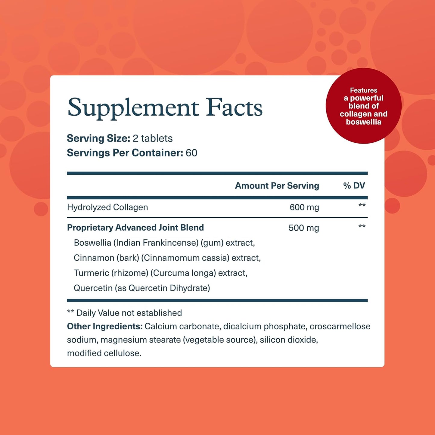 Youtheory Joint Collagen Advanced - Supplement for Bone & Joint Health - Vitamins for Women & Men - with Boswellia Extract, Turmeric & Quercetin - 120 Tablets - Nirvana Guru