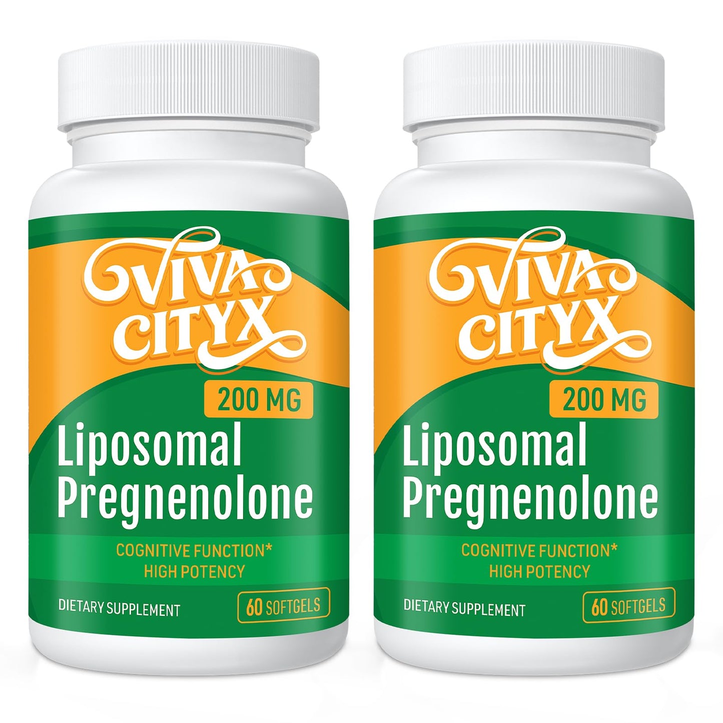 Pregnenolone 200 mg for Memory, Focus - Superior Absorption | from Wild Yam | Gluten-Free | 60 Capsules Nirvana Guru