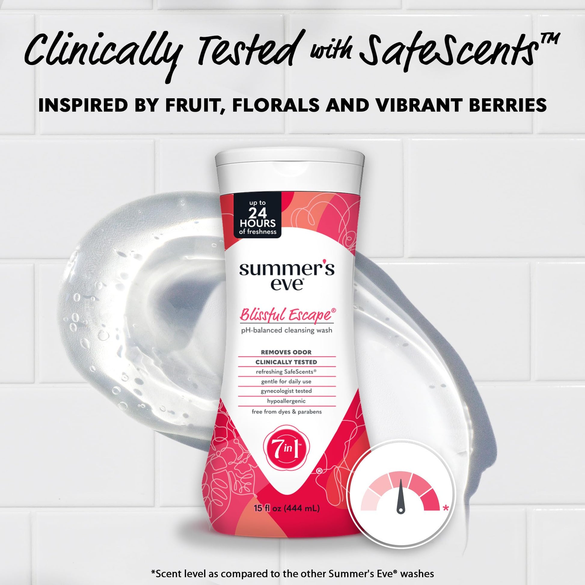 Summer's Eve, Ultimate Odor Control, Feminine Body Wash with Boric Acid, Removes Odor, Feminine Wash with pH Balance, 15 Fl Oz Nirvana Guru