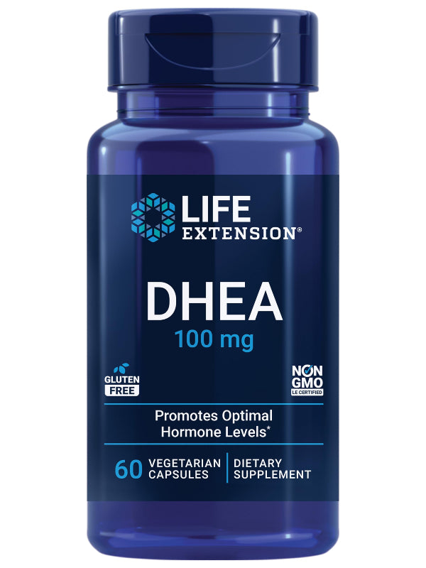 Life Extension DHEA 25 mg – For Hormone Balance, Immune Support, Sexual Health and Anti-Aging - Supports Memory & Mood - Non-GMO, Gluten-Free, Vegetarian - 100 Dissolve-In-Mouth Tablets - Nirvana Guru