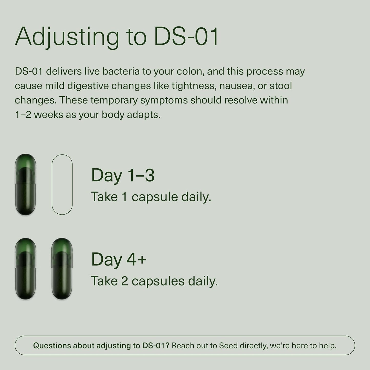 Seed DS-01 Daily Synbiotic - Prebiotic and Probiotic for Women & Men - Digestive Health, Gut Health, Immune Support, Bloating & Constipation Relief - Vegan & Shelf-Stable - 60 Capsules (30-Day Supply) - Nirvana Guru